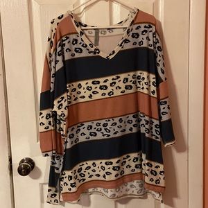 Honeyme size 3x cheetah print